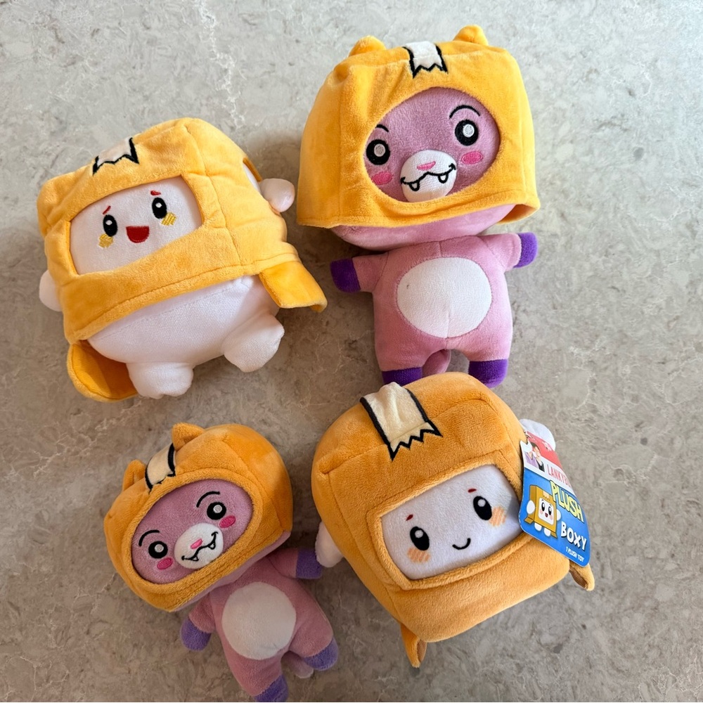 Lankybox Plush Toy Set